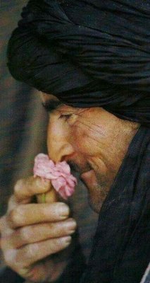 Afganistan'da bir adam.