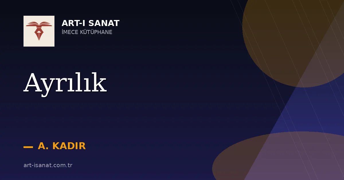 Ayrılık