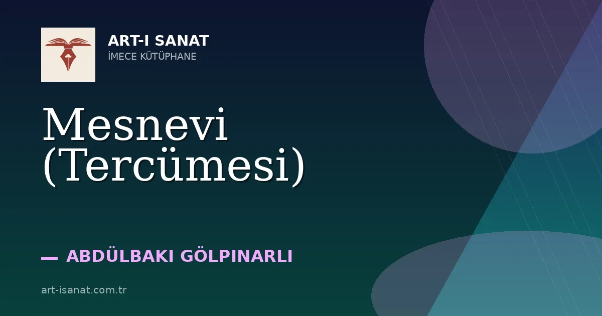 Mesnevi (Tercümesi)