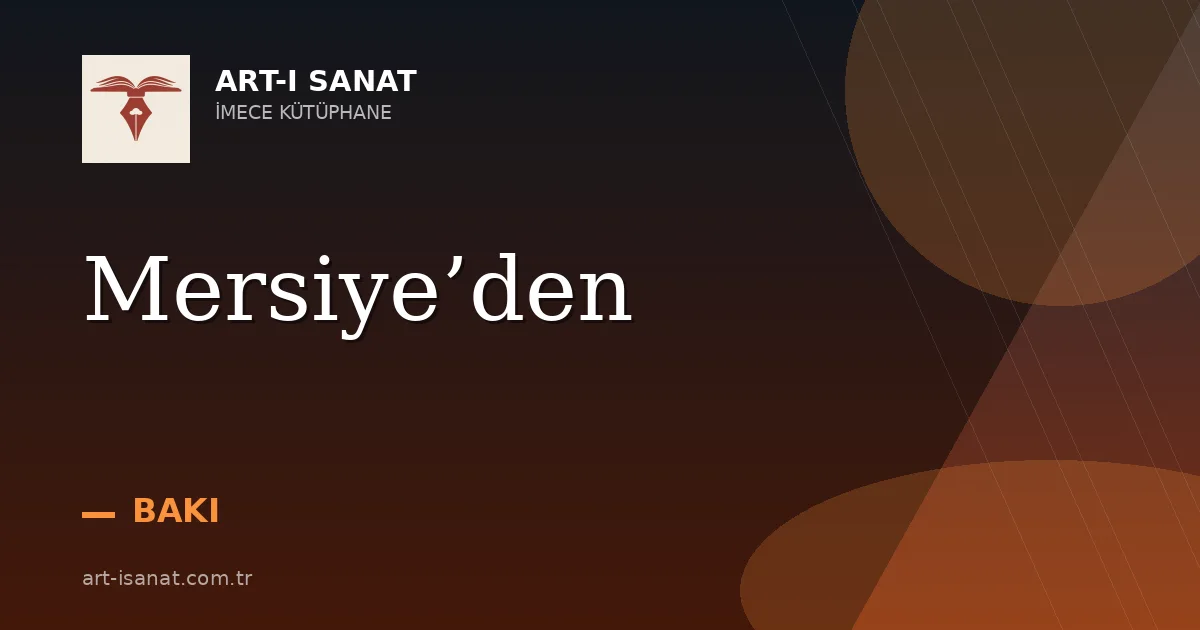 Mersiye’den