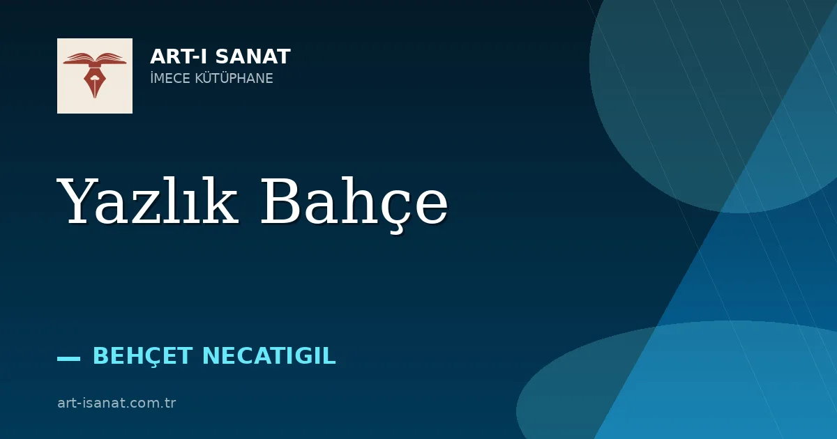 Yazlık Bahçe