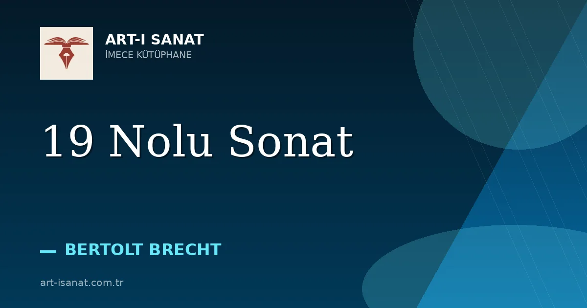 19 Nolu Sonat