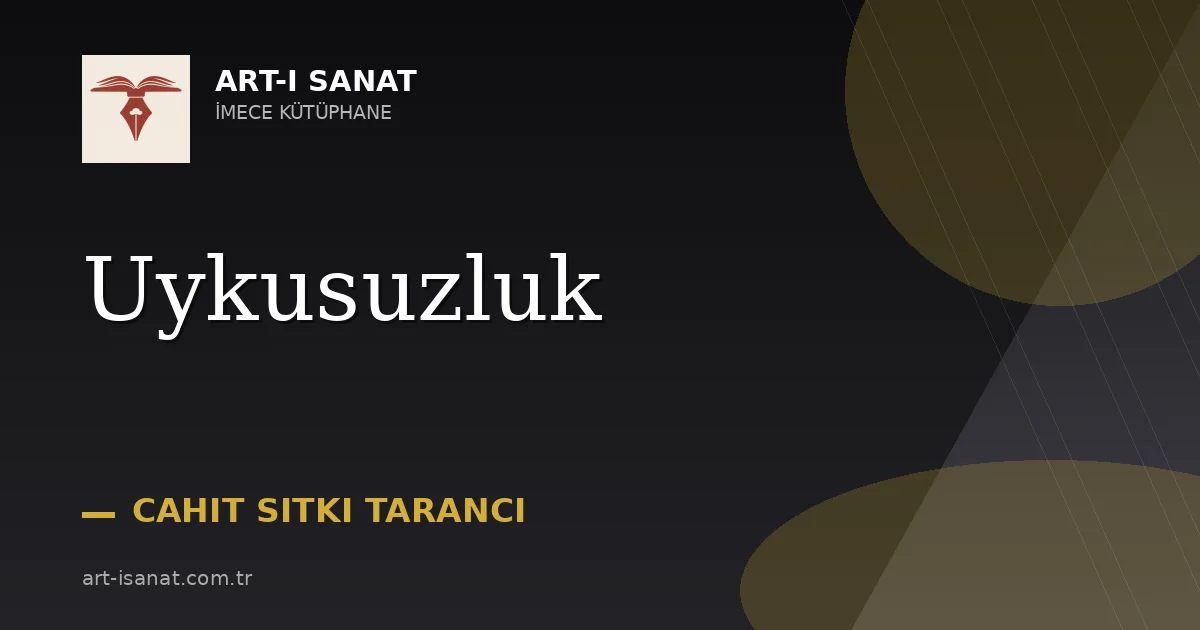 Uykusuzluk