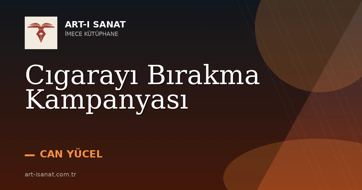 Cıgarayı Bırakma Kampanyası