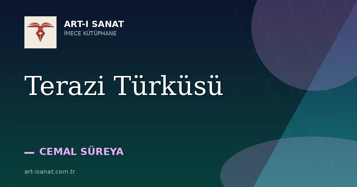 Terazi Türküsü