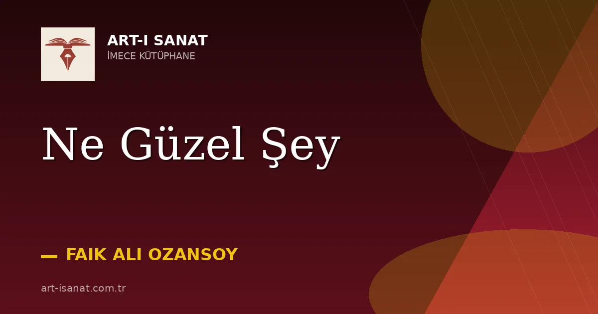 Ne Güzel Şey