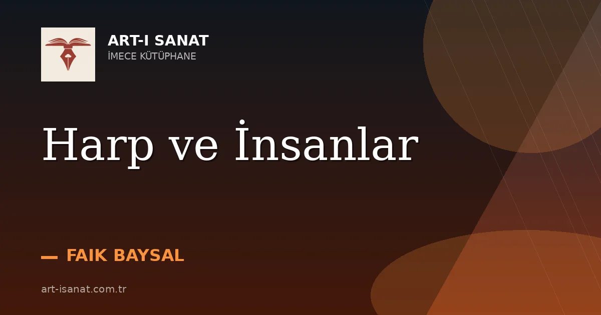 Harp ve İnsanlar