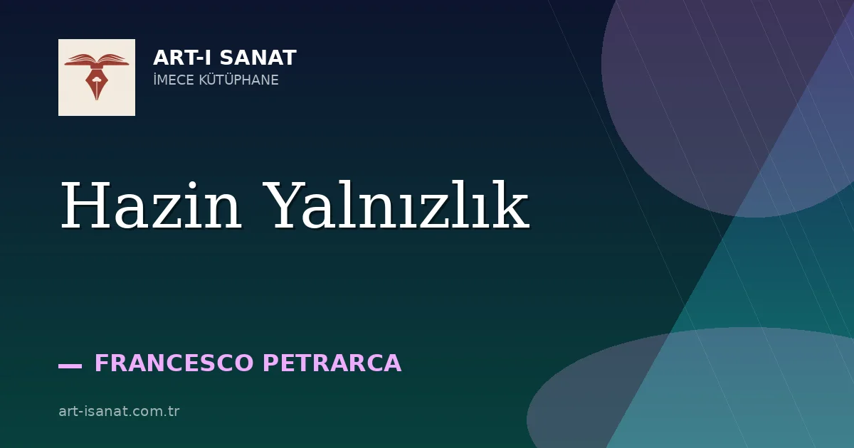 Hazin Yalnızlık