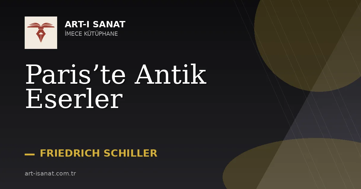 Paris’te Antik Eserler
