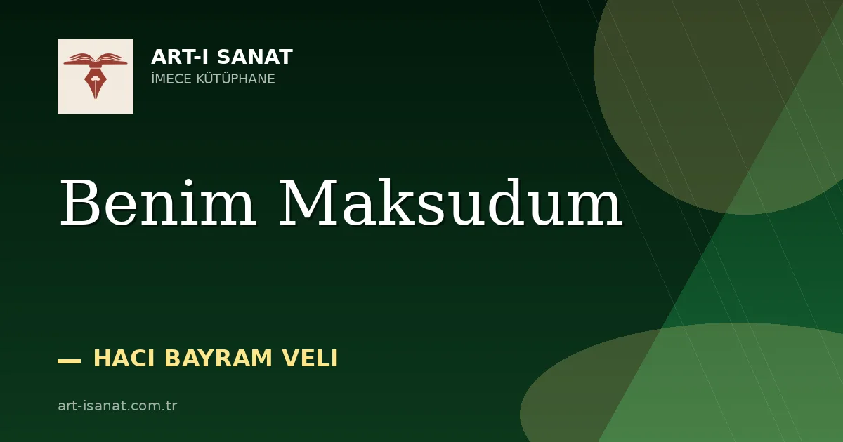 Benim Maksudum