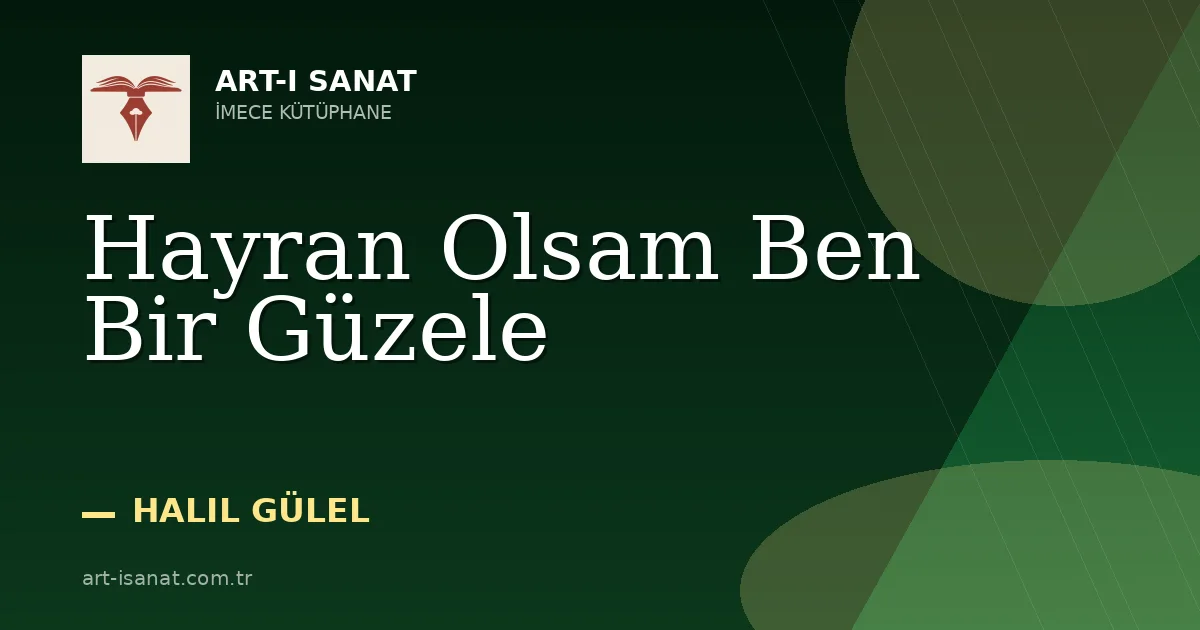 Hayran Olsam Ben Bir Güzele