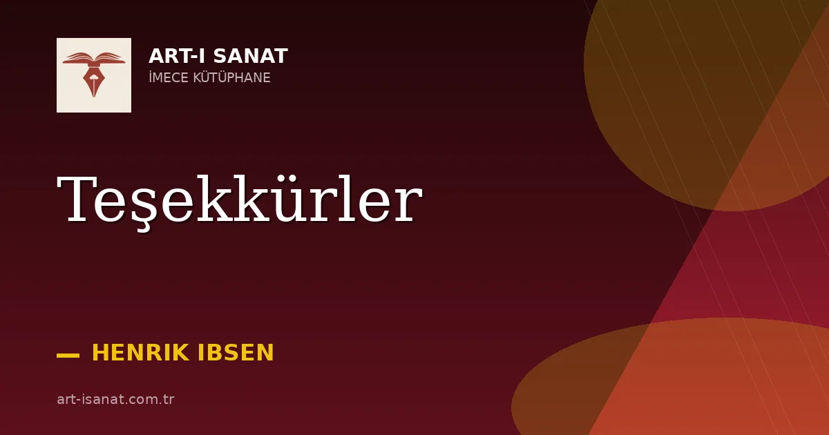 Teşekkürler
