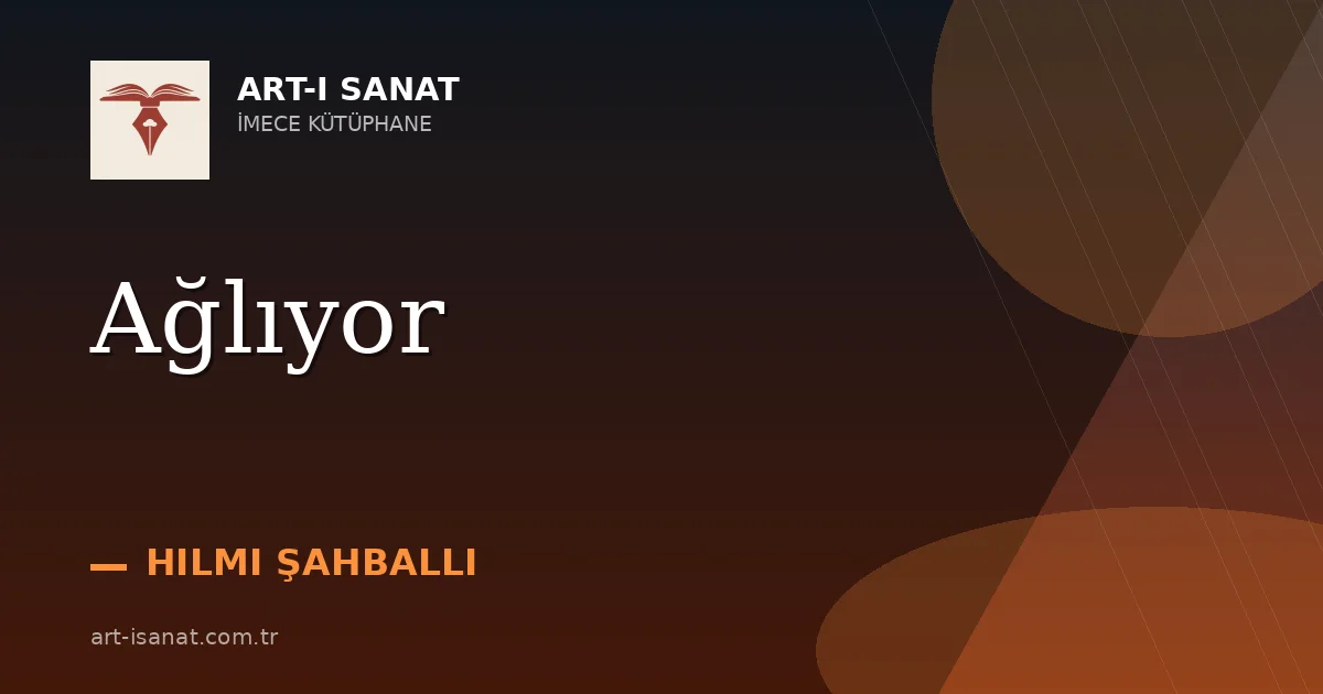 Ağlıyor