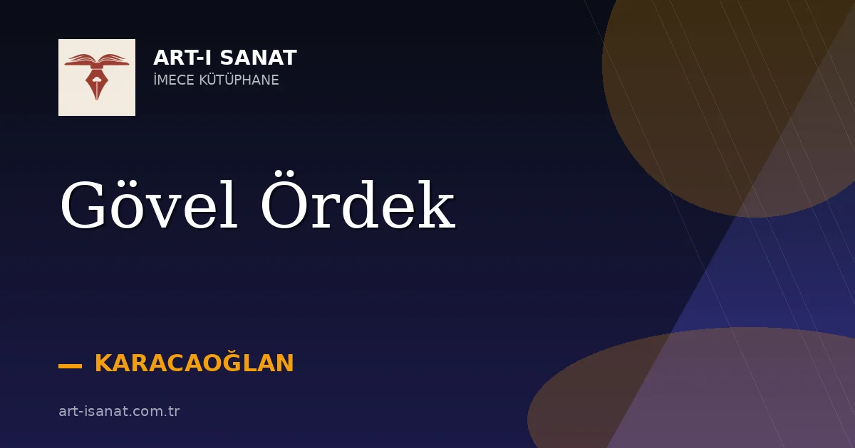 Gövel Ördek