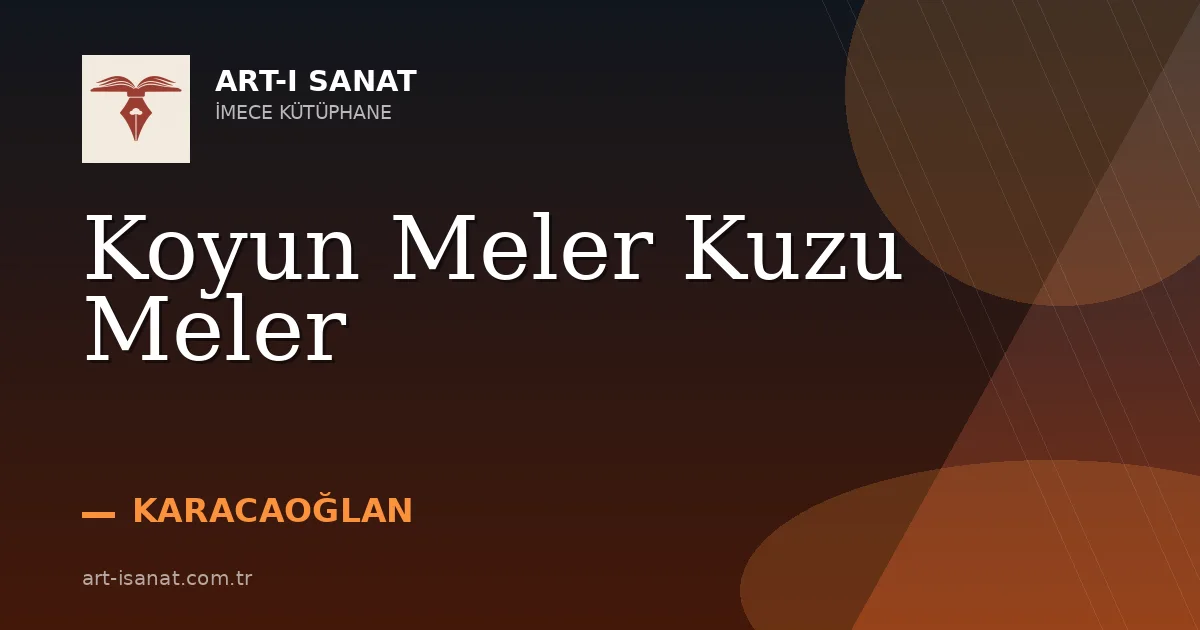 Koyun Meler Kuzu Meler
