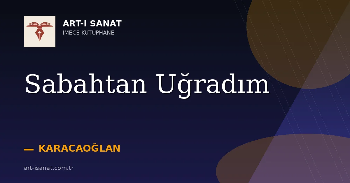 Sabahtan Uğradım