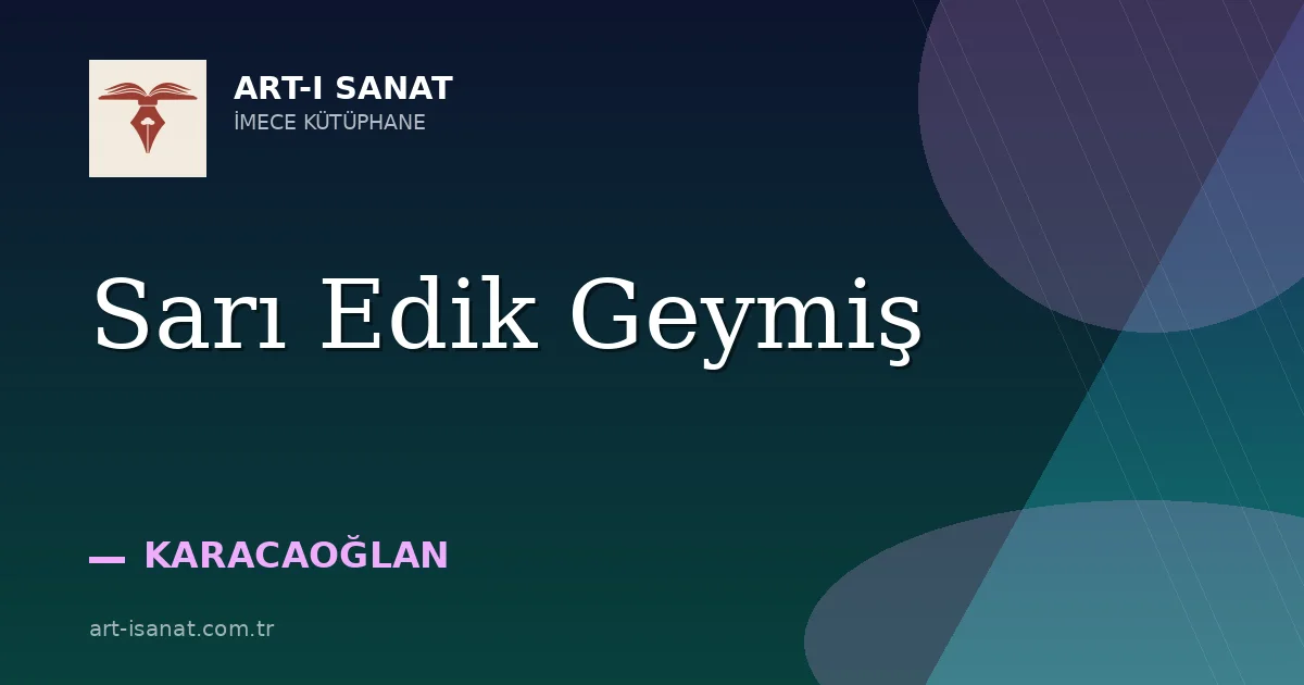 Sarı Edik Geymiş