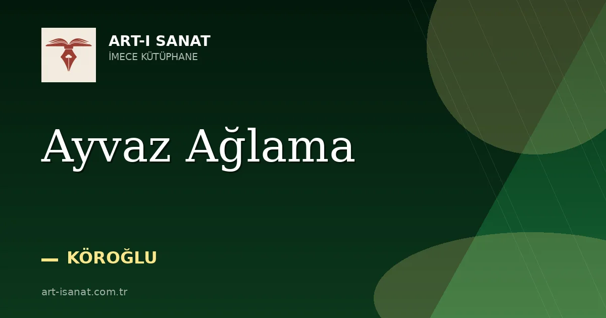 Ayvaz Ağlama