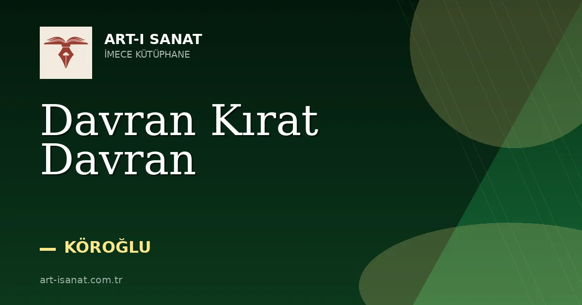 Davran Kırat Davran