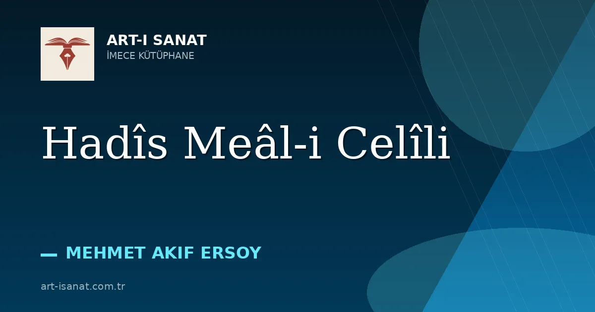 Hadîs Meâl-i Celîli