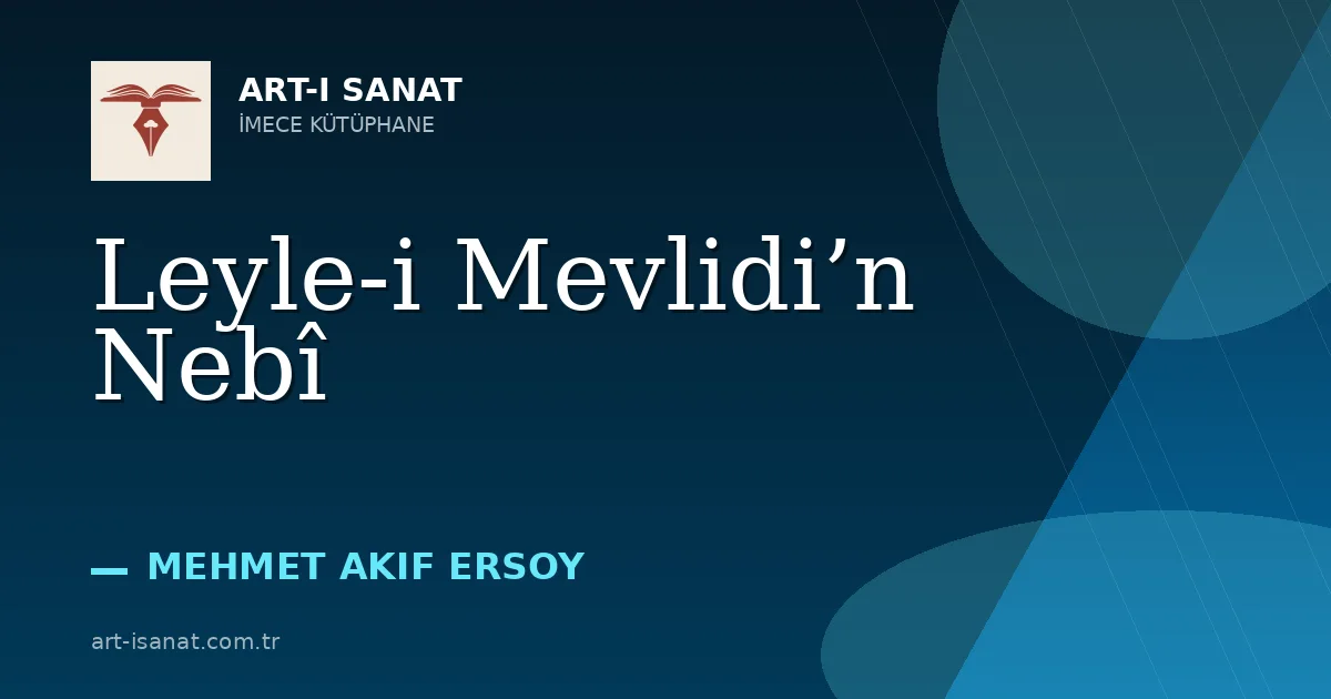 Leyle-i Mevlidi’n Nebî