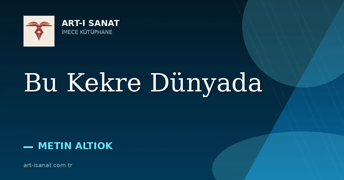 Bu Kekre Dünyada