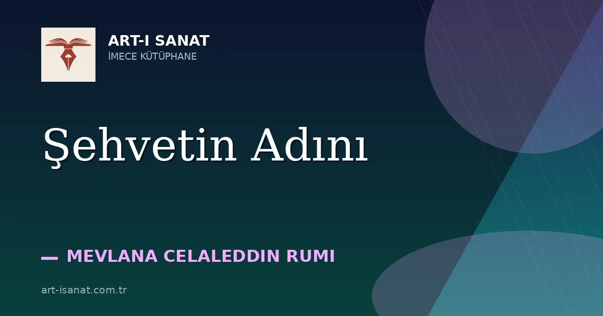 Şehvetin Adını