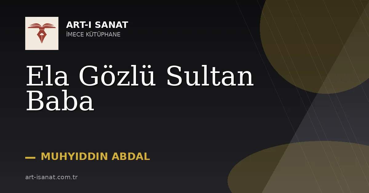 Ela Gözlü Sultan Baba