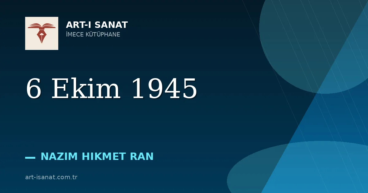 6 Ekim 1945