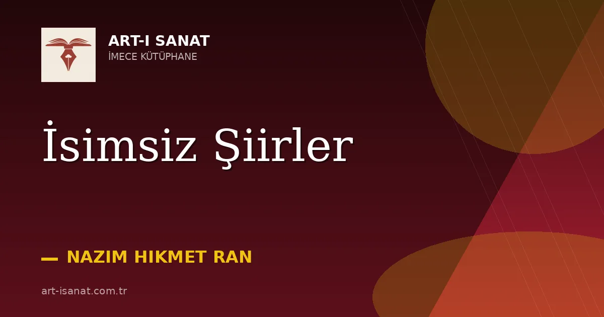 İsimsiz Şiirler