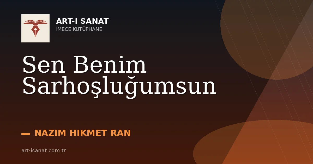 Sen Benim Sarhoşluğumsun