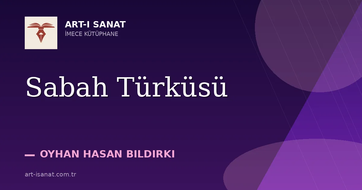 Sabah Türküsü