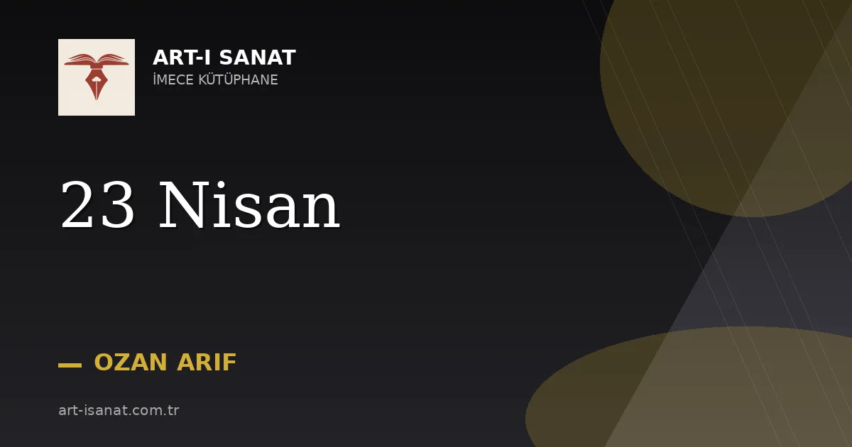 23 Nisan