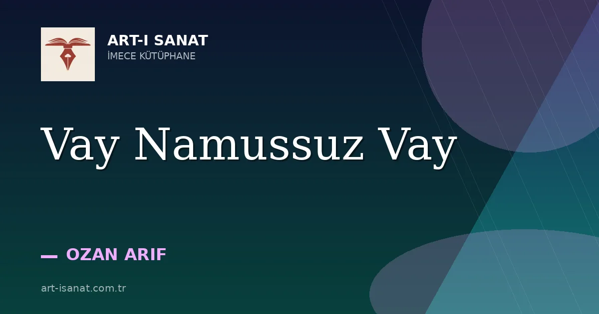 Vay Namussuz Vay