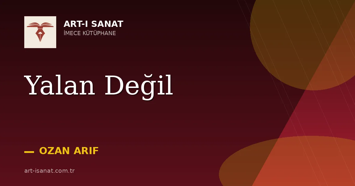 Yalan Değil