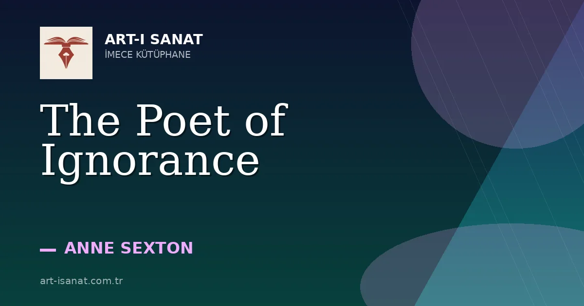 The Poet of Ignorance